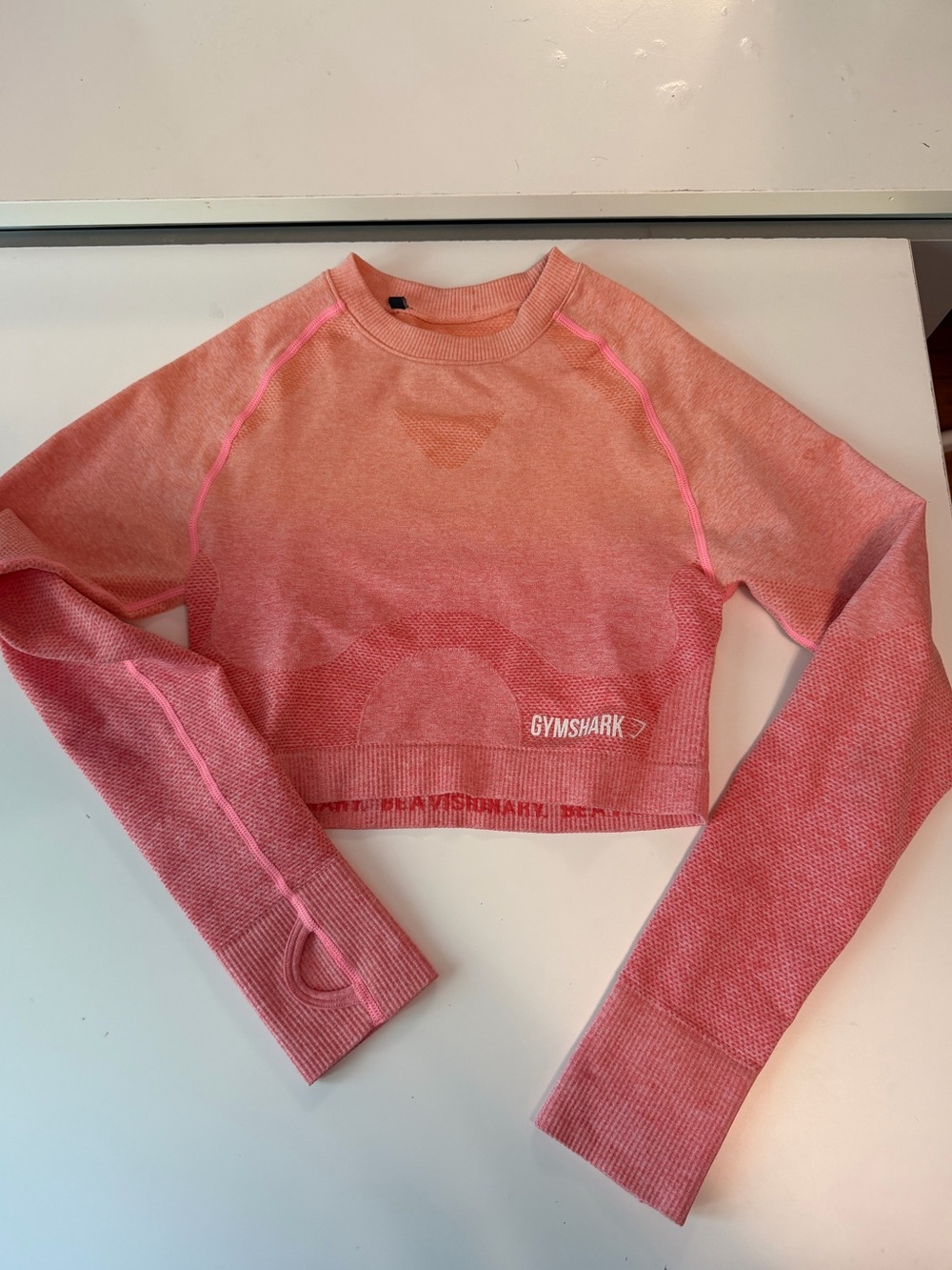 Gym shark Long sleeve Crop Top